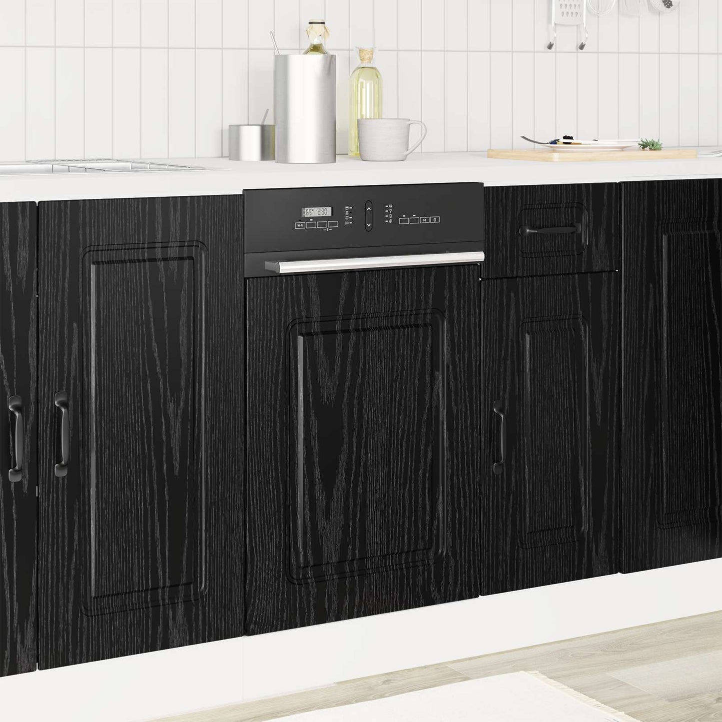 Geschirrspülerblende Kalmar Braun Eichen-Optik 60X1,5X57 Cm