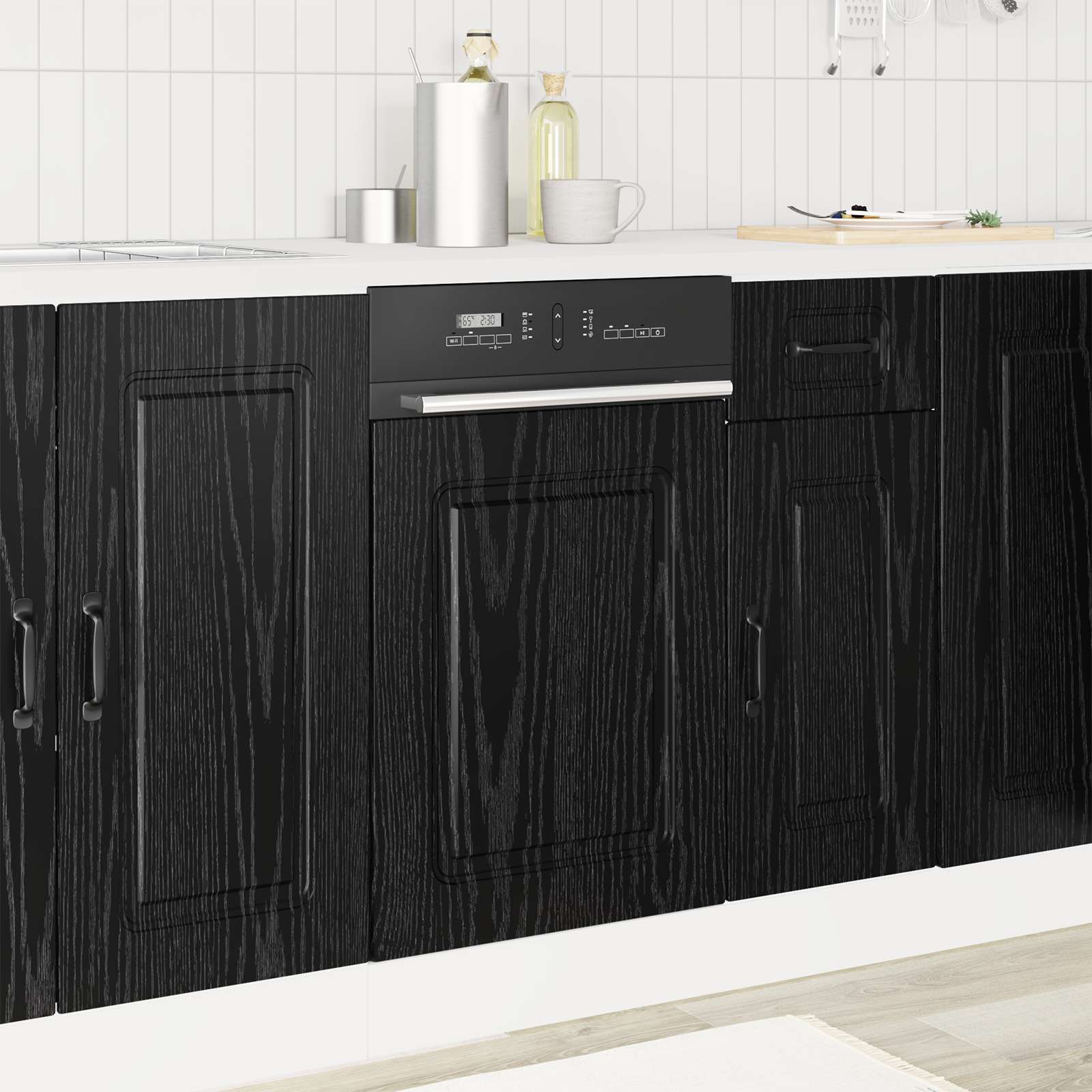 Geschirrspülerblende Kalmar Braun Eichen-Optik 60X1,5X57 Cm