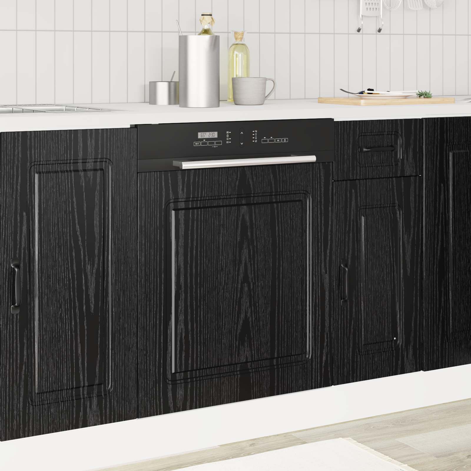 Geschirrspülerblende Kalmar Braun Eichen-Optik 60X1,5X57 Cm