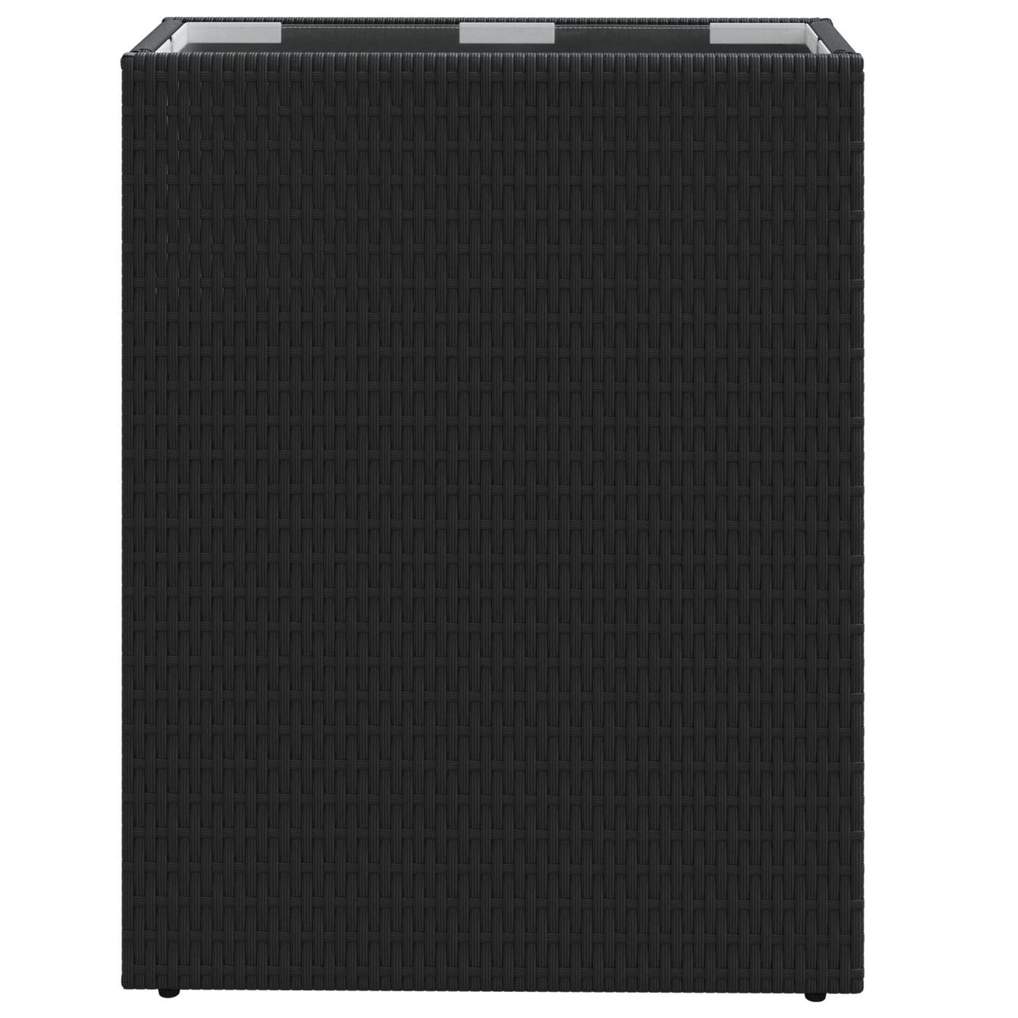 Hoher Pflanzkübel 55 X 22 X 70 Cm Poly-Rattan