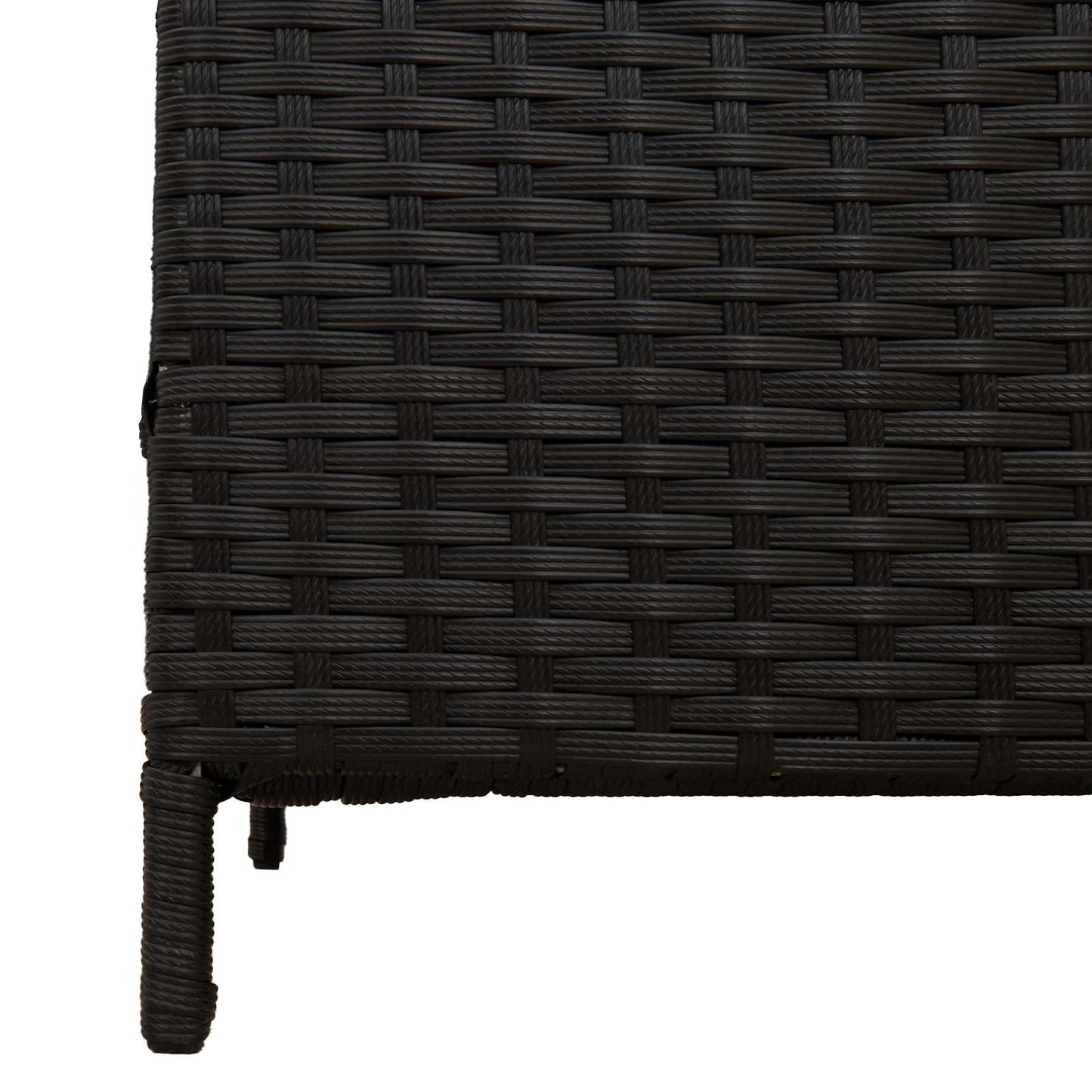 Außen-Mülltonne 40 X 40 X 80 Cm Poly-Rattan