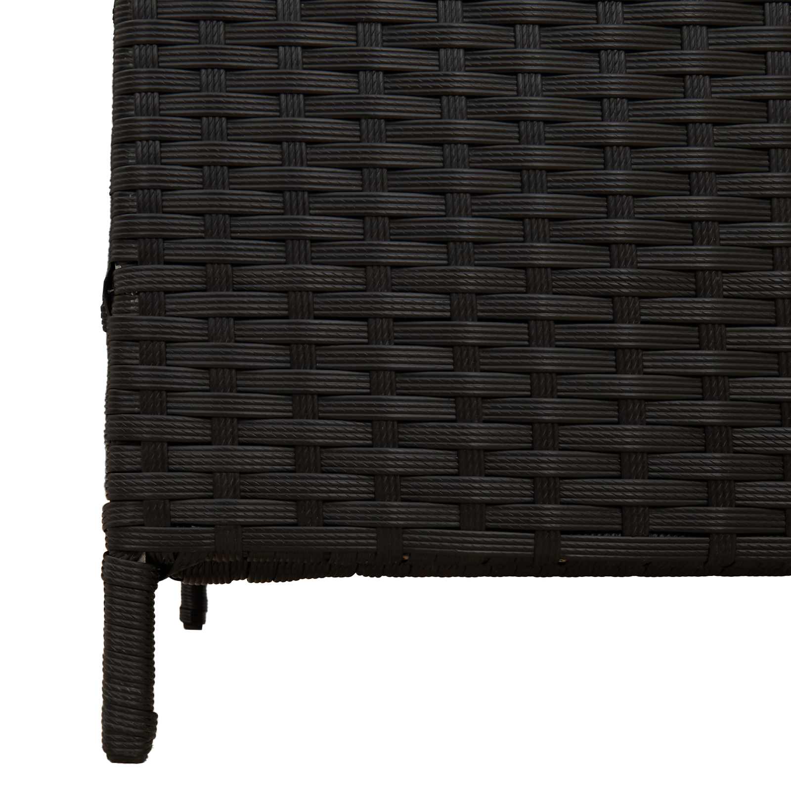 Außen-Mülltonne 40 X 40 X 80 Cm Poly-Rattan