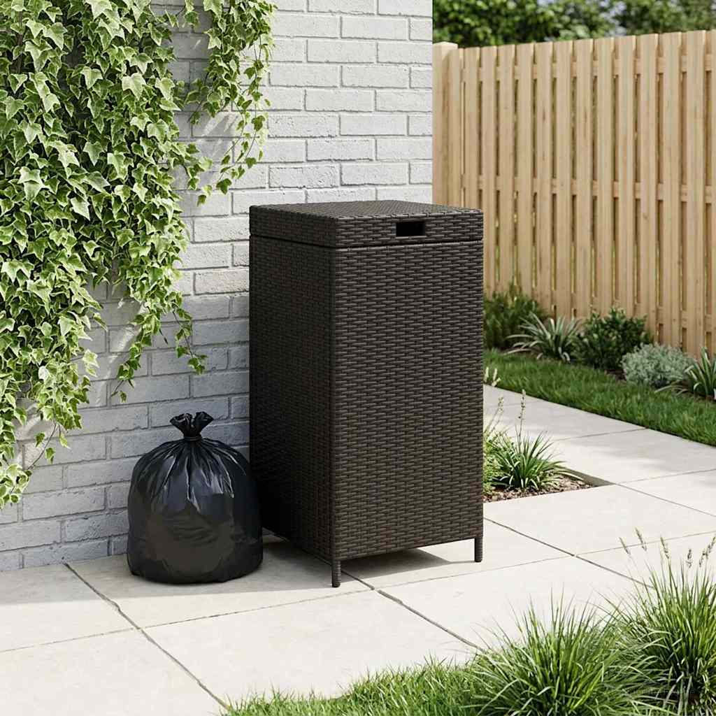 Außen-Mülltonne 40 X 40 X 80 Cm Poly-Rattan