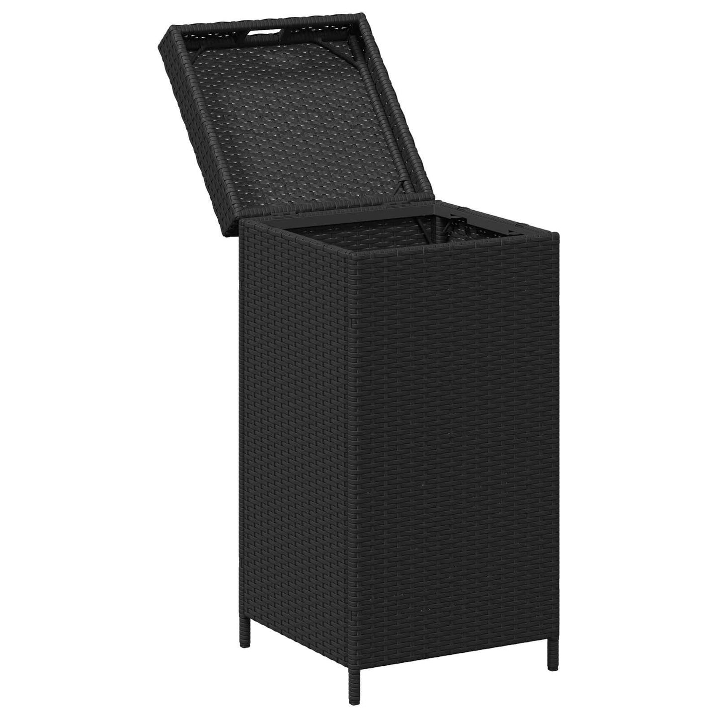 Außen-Mülltonne 40 X 40 X 80 Cm Poly-Rattan