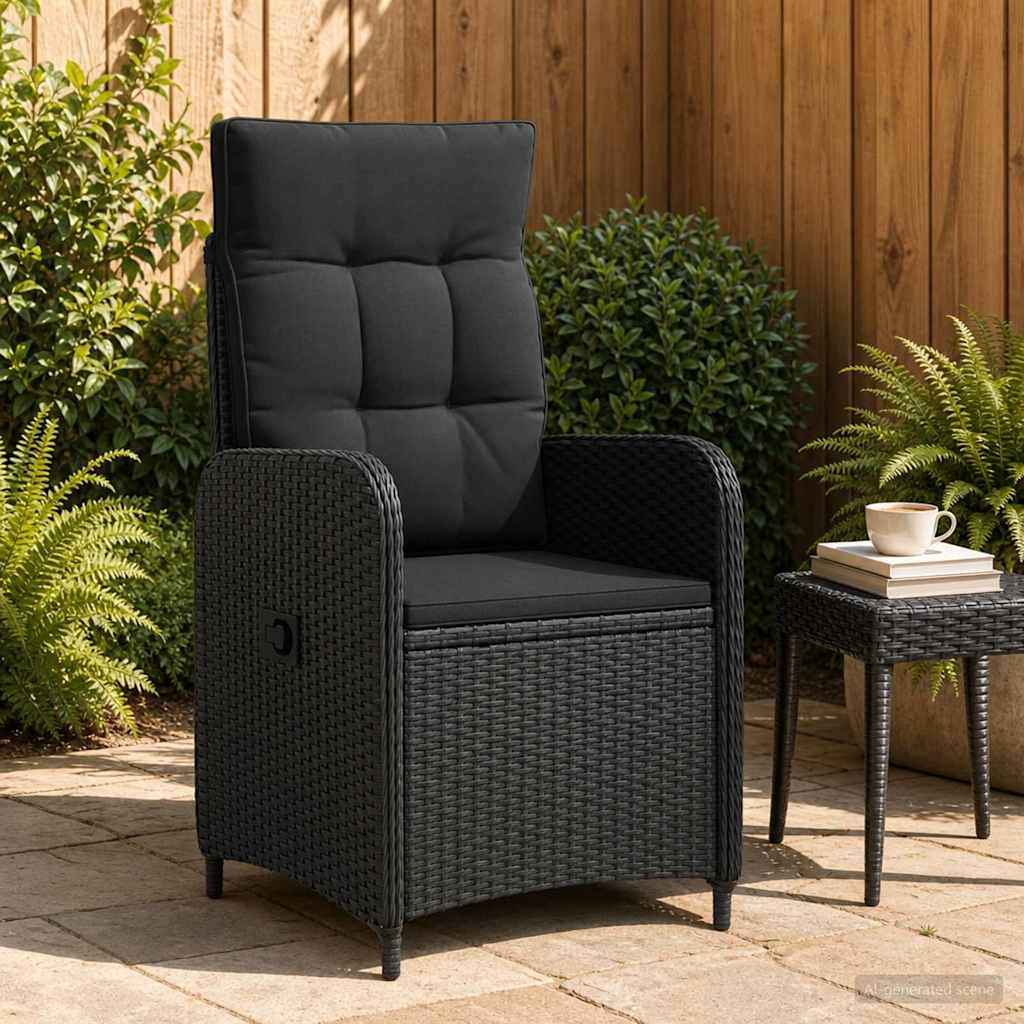 Verstellbarer Gartenstuhl Poly-Rattan