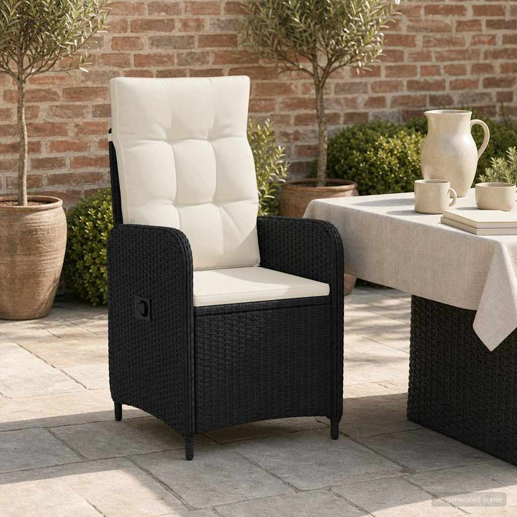 Verstellbarer Gartenstuhl Poly-Rattan