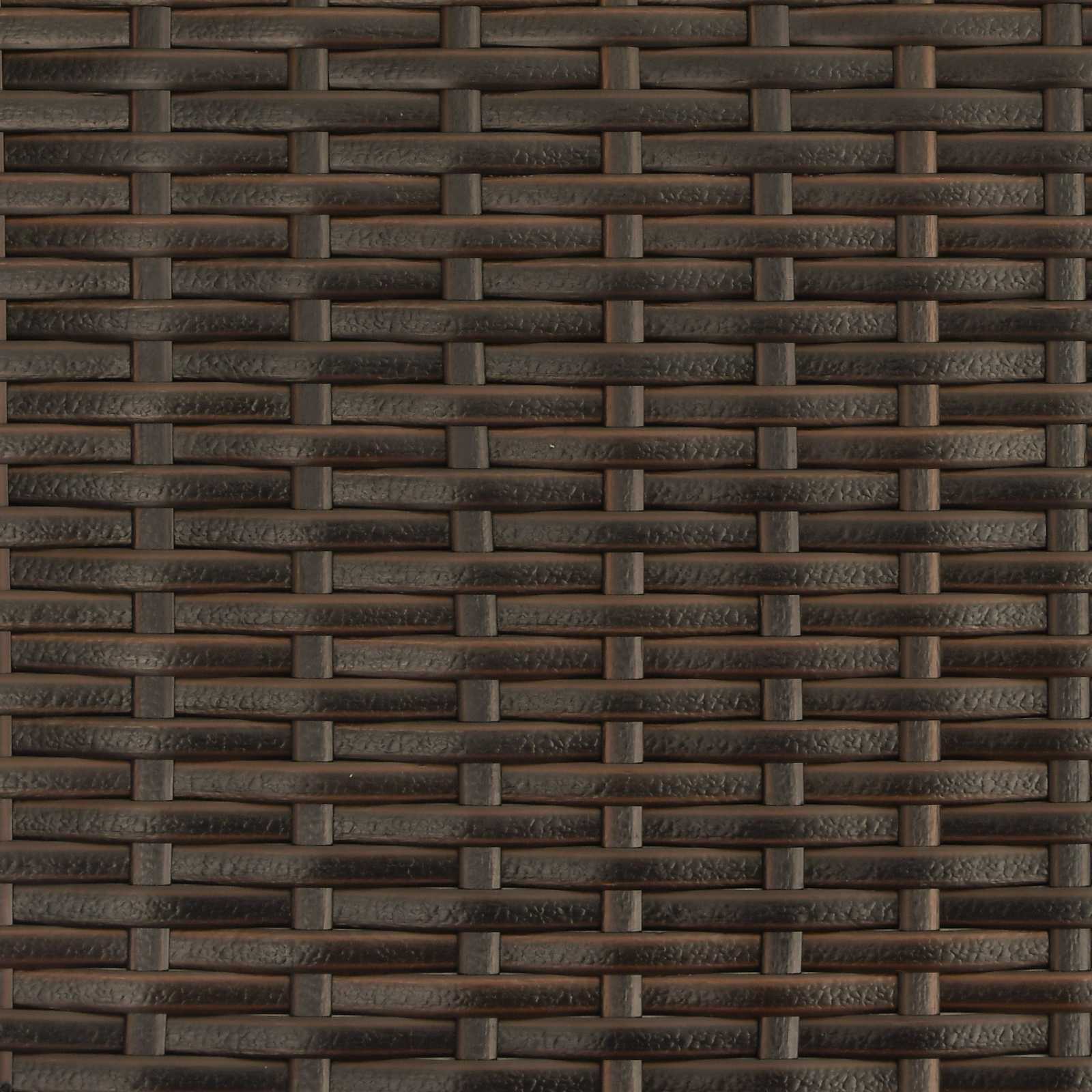 Verstellbarer Gartenstuhl Poly-Rattan