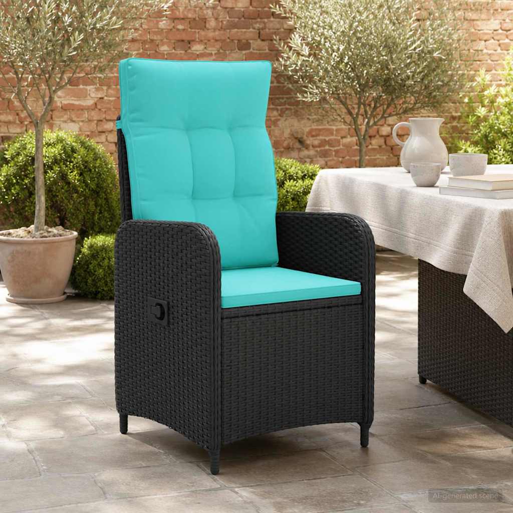 Verstellbarer Gartenstuhl Poly-Rattan