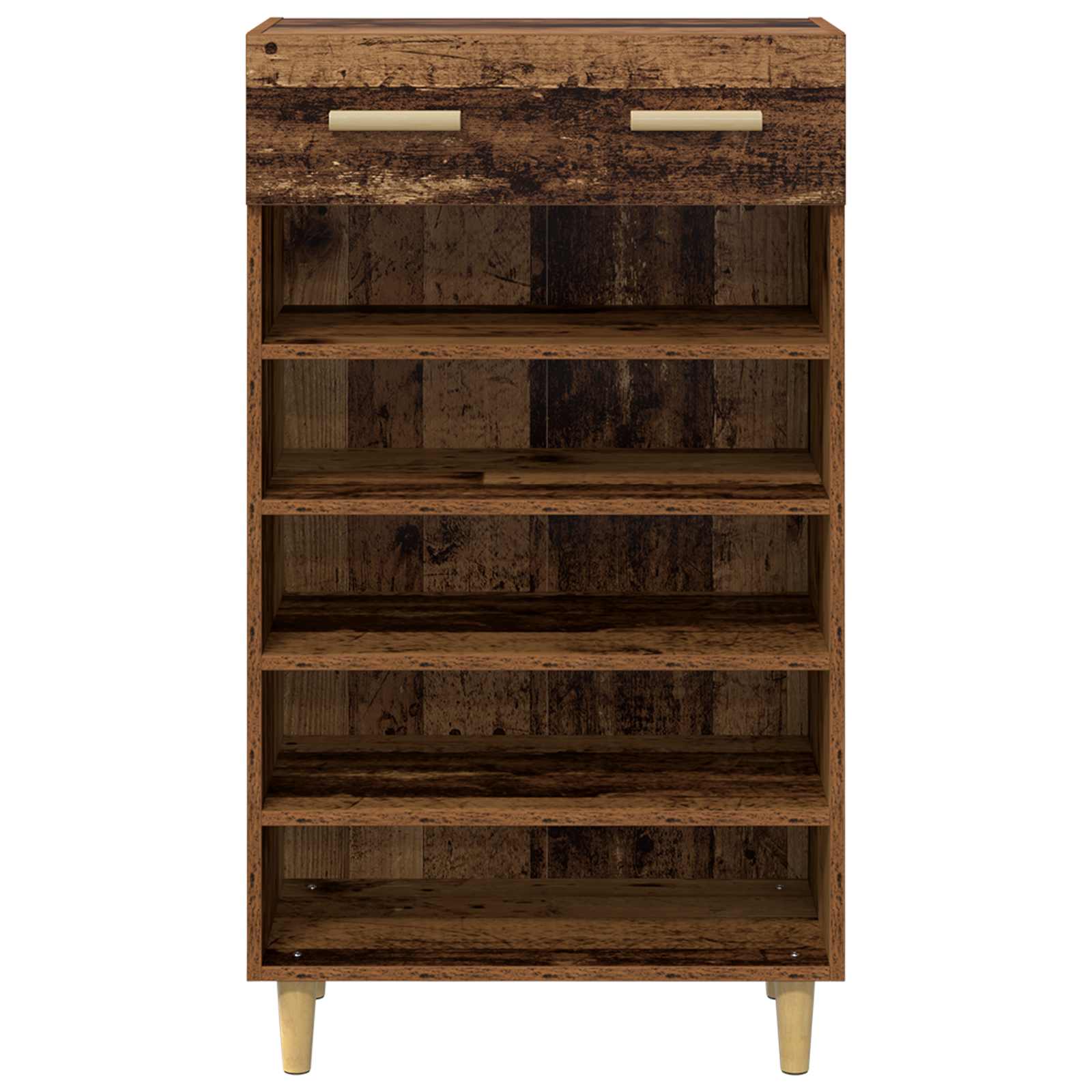 Schuhschrank Mit Regal 60 X 35 X 105 Cm Holzwerkstoff
