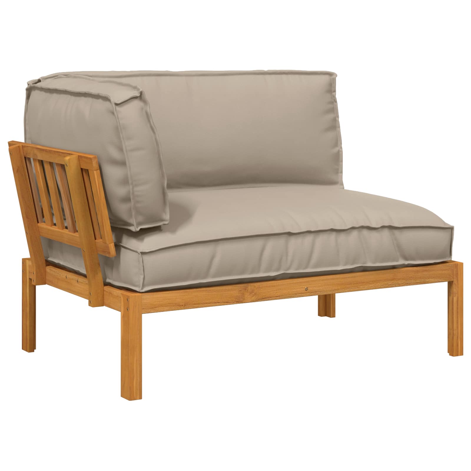 Sofa Set Mit Kissen 120 X 92 X 69 Cm Massivholz Akazie