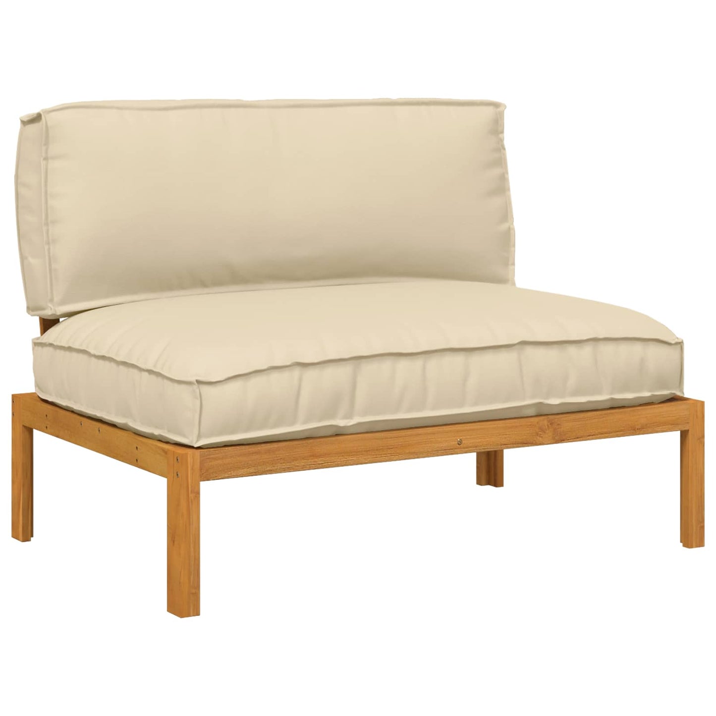 Sofa Set Mit Kissen 120 X 92 X 69 Cm Massivholz Akazie