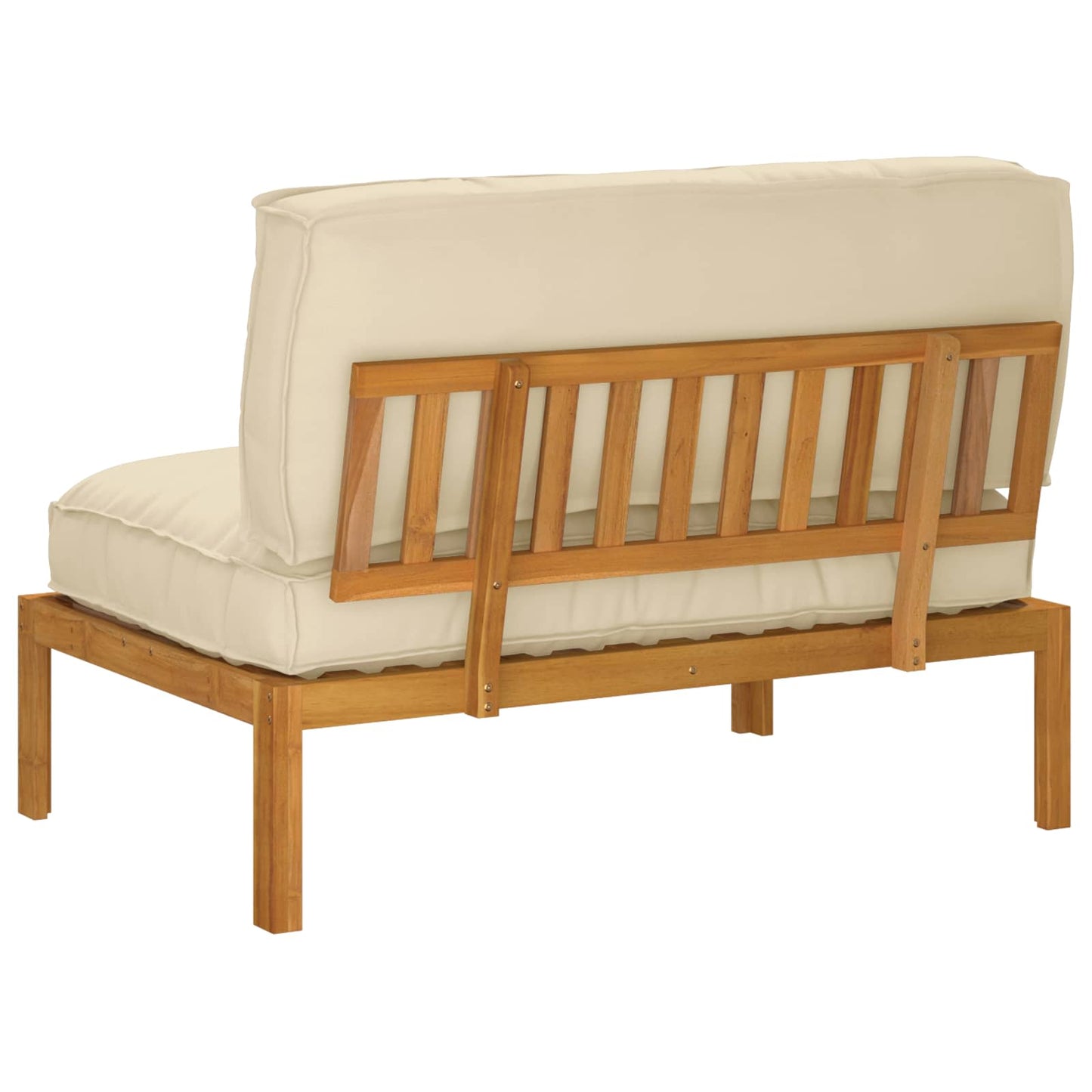 Sofa Set Mit Kissen 120 X 92 X 69 Cm Massivholz Akazie