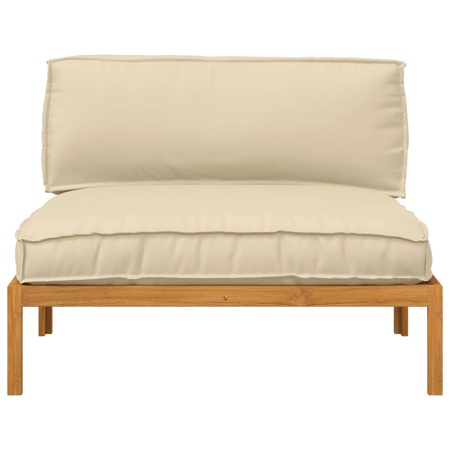 Sofa Set Mit Kissen 120 X 92 X 69 Cm Massivholz Akazie