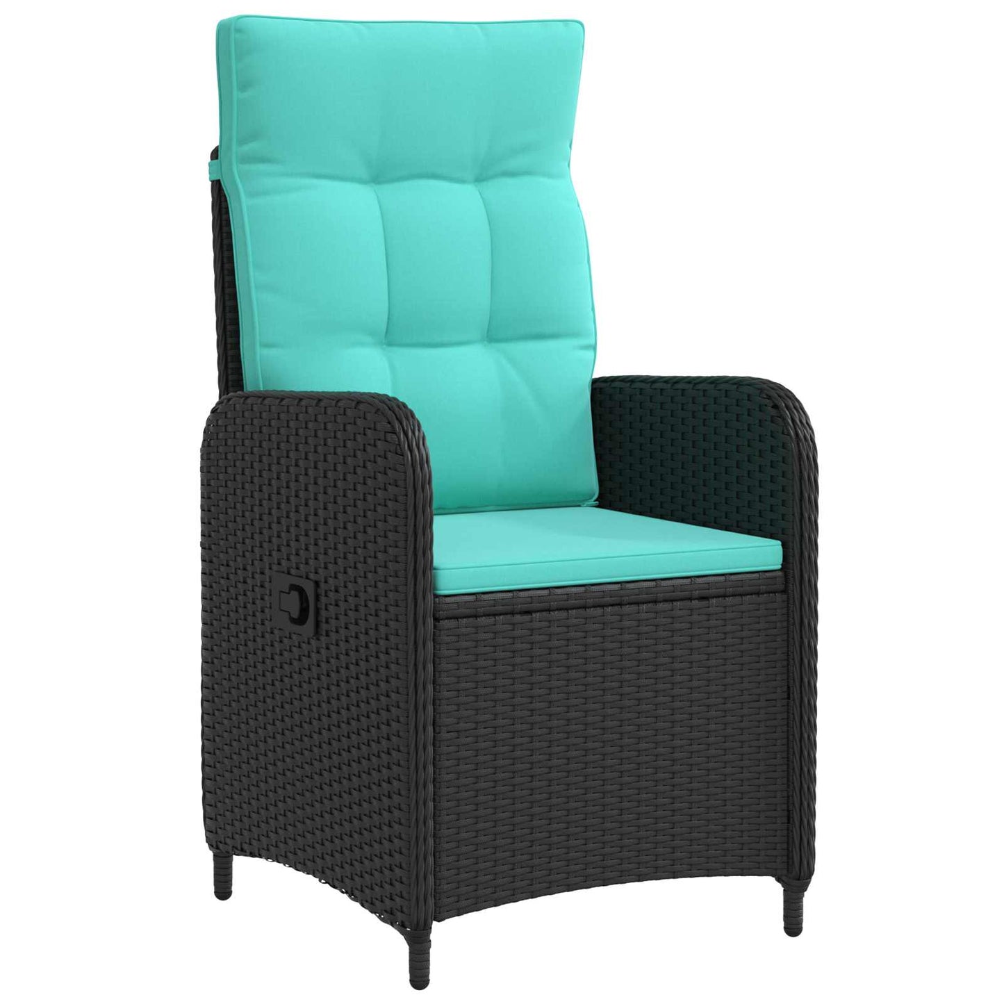 Sofa-Tischset 3 Pcs Pe Rattan Und Pulverbeschichteter Stahl