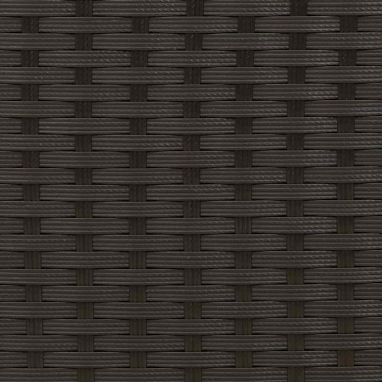 Sofa-Tischset 3 Pcs Pe Rattan Und Pulverbeschichteter Stahl