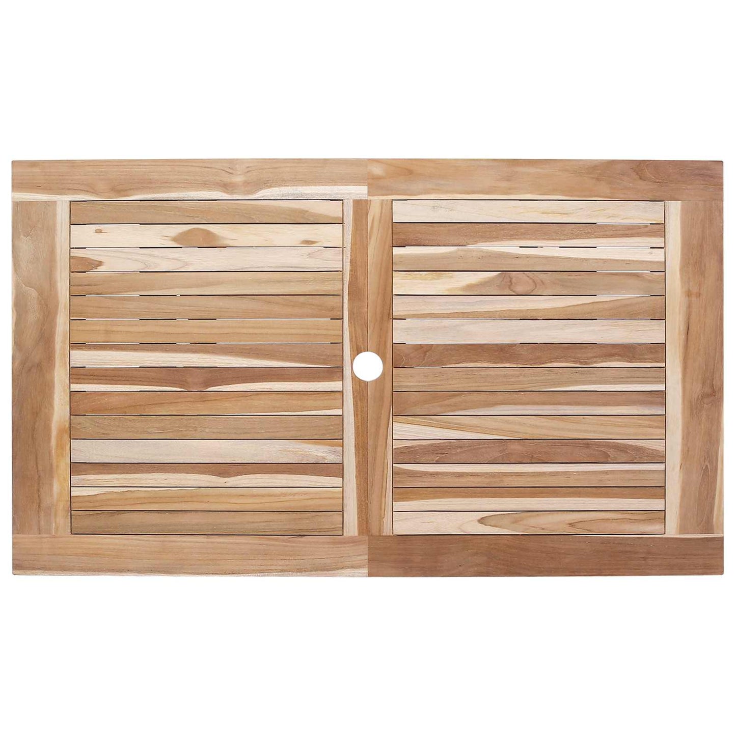 Gartenmöbel Set 5 Stk. Natur Massivholz Teak