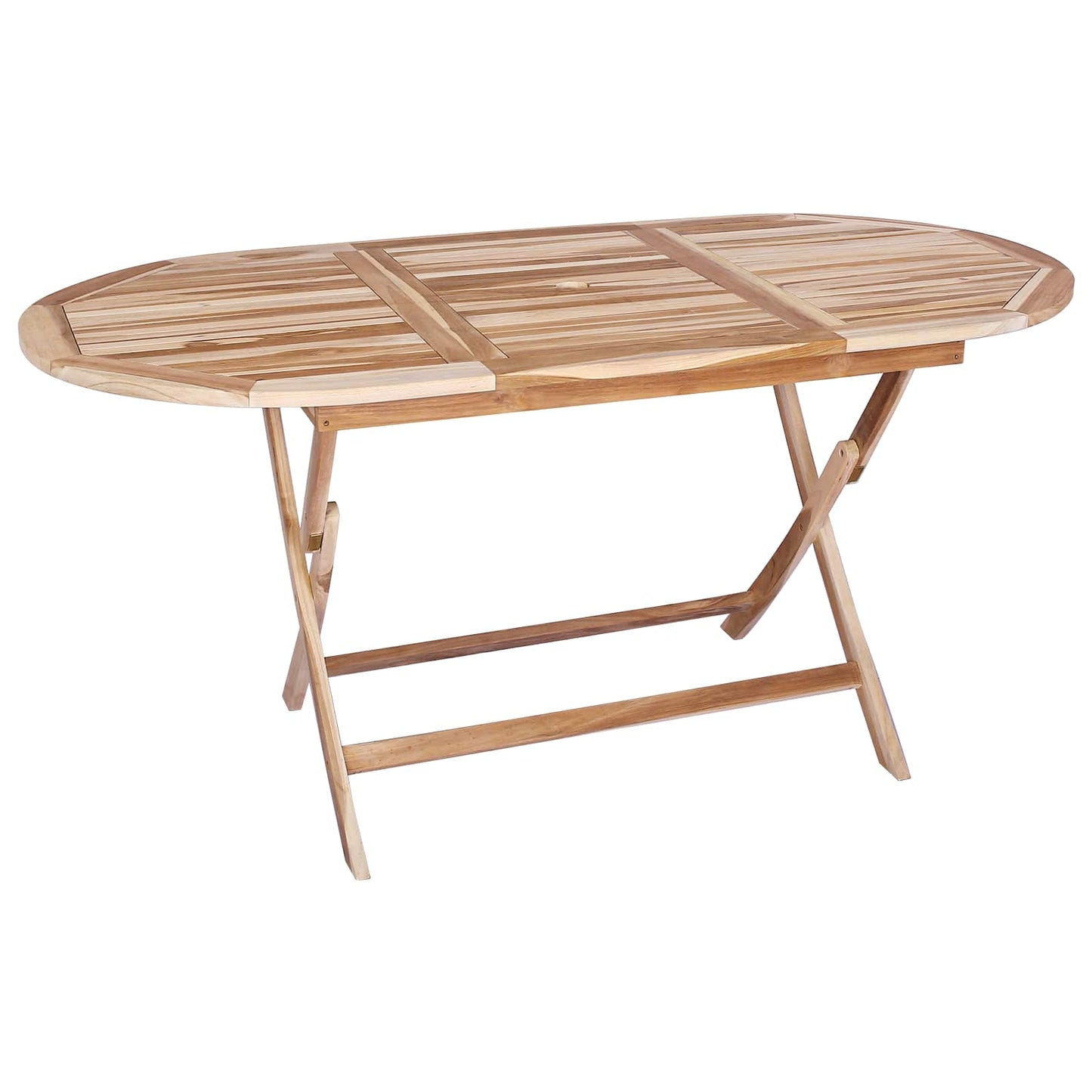 Gartenmöbel Set 7 Stk. Natur Massivholz Teak