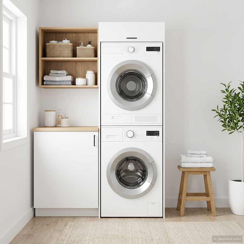 Waschmaschinen-Schrank Sonoma 67,5 X 68 X 200 Cm Holzwerkstoff