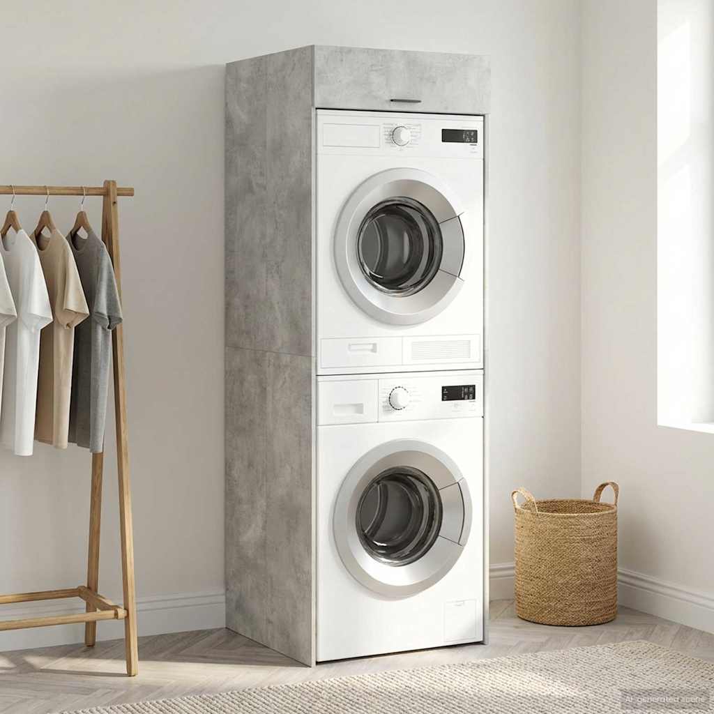 Waschmaschinen-Schrank Sonoma 67,5 X 68 X 200 Cm Holzwerkstoff