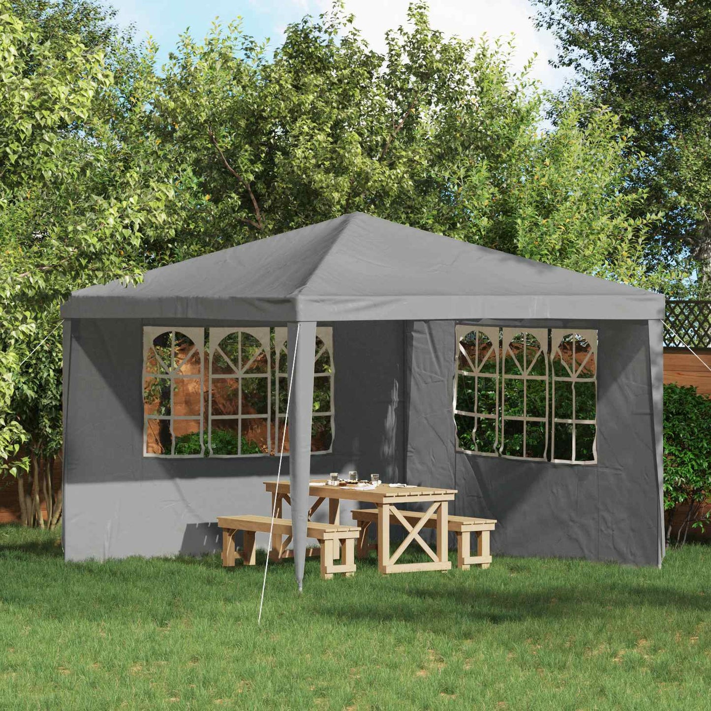 Party Zelt Seitenteil 2 Pcs Pe Und Stahl