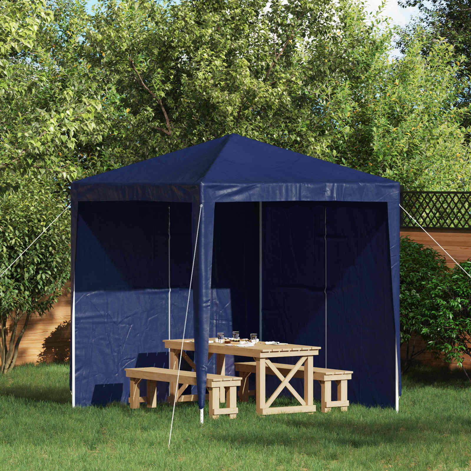 Party Zelt Seitenteil 2 Pcs Pe Und Stahl