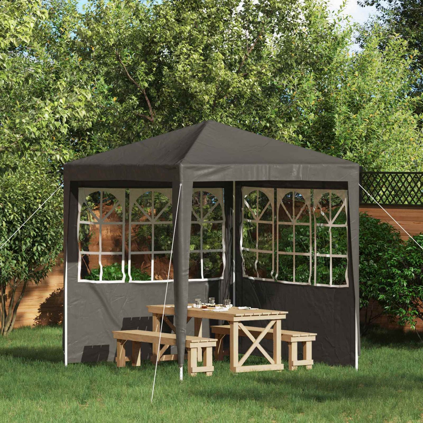 Party Zelt Seitenteil 2 Pcs Pe Und Stahl