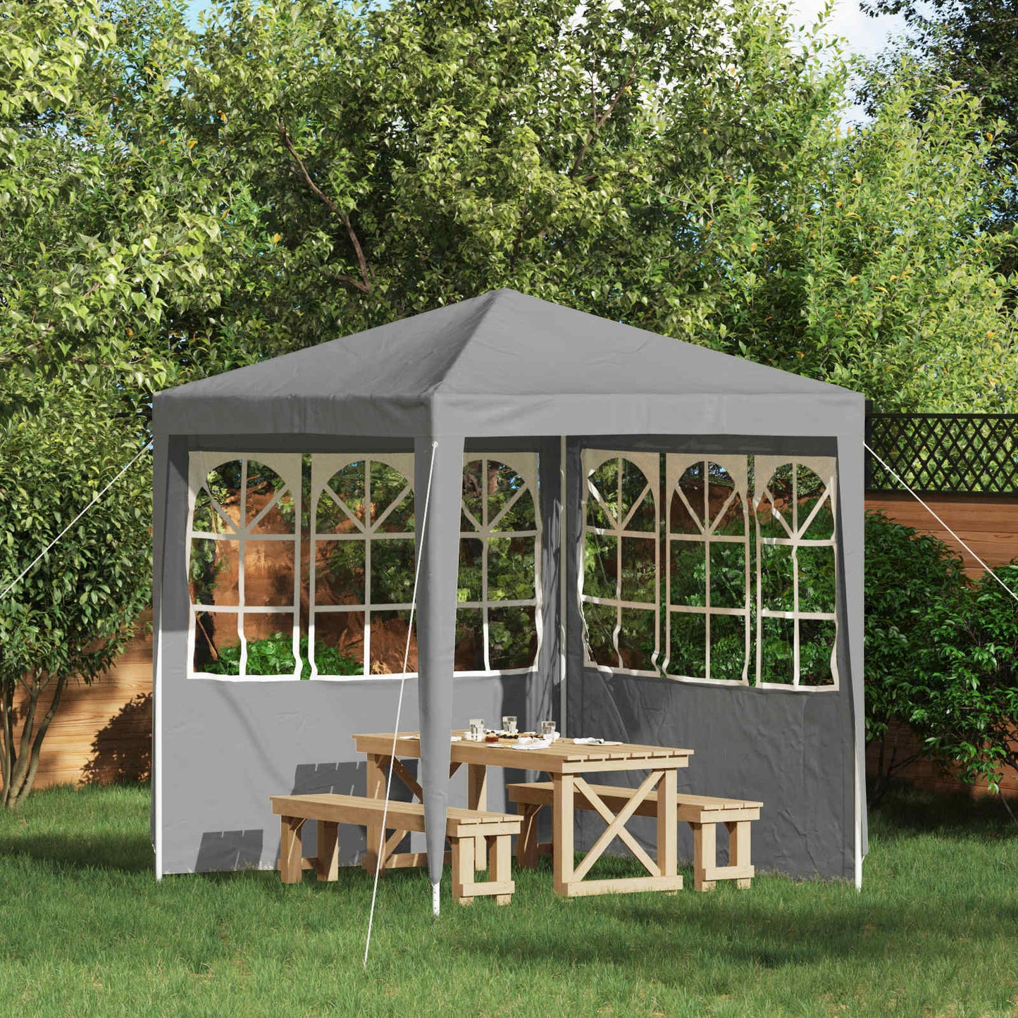 Party Zelt Seitenteil 2 Pcs Pe Und Stahl
