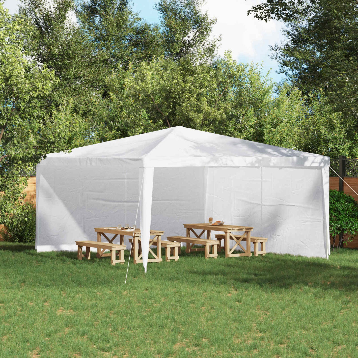 Party Zelt Seitenteil 2 Pcs Pe Und Stahl