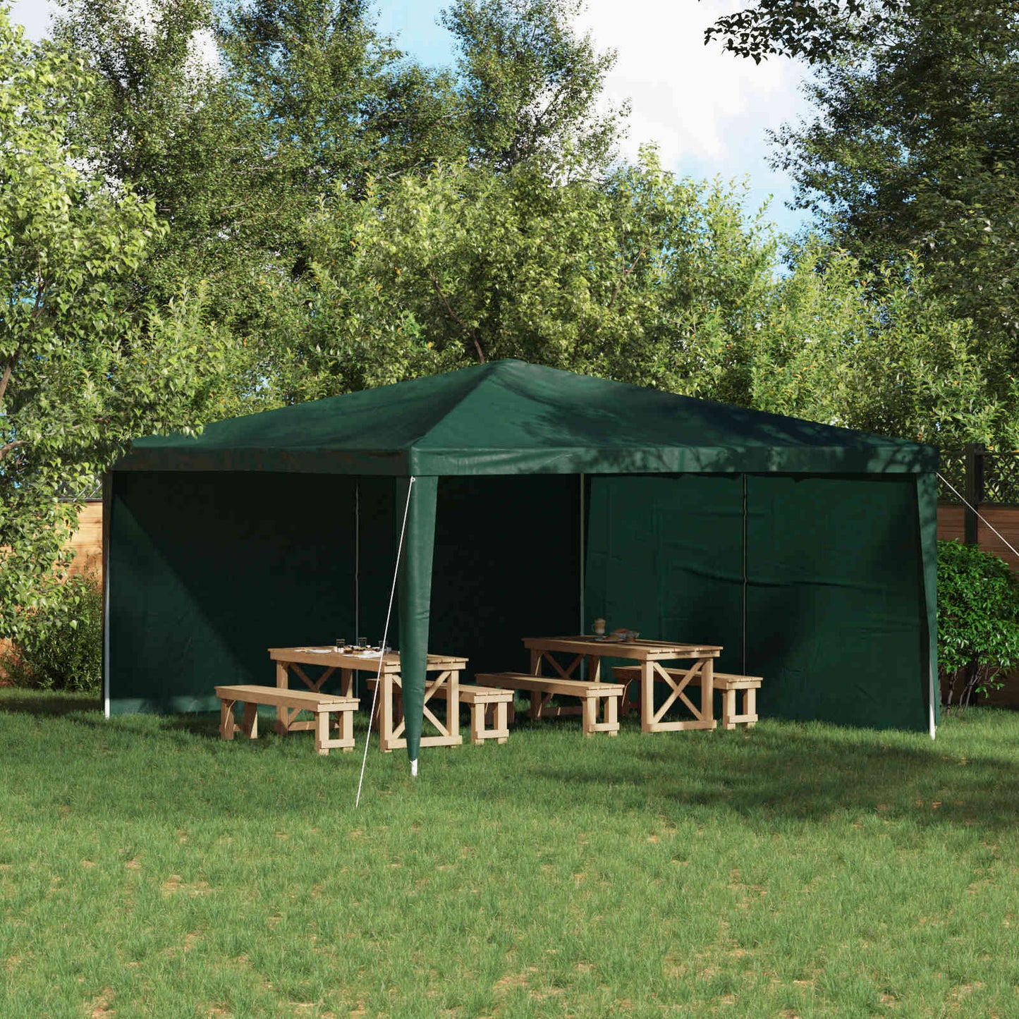 Party Zelt Seitenteil 2 Pcs Pe Und Stahl
