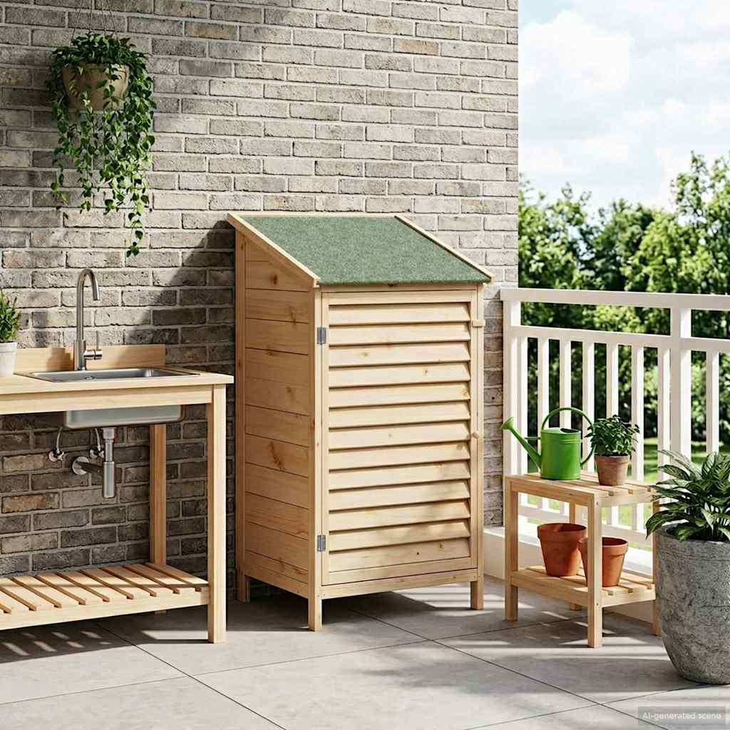 Gartenschuppen Massivholz Aus Fichte