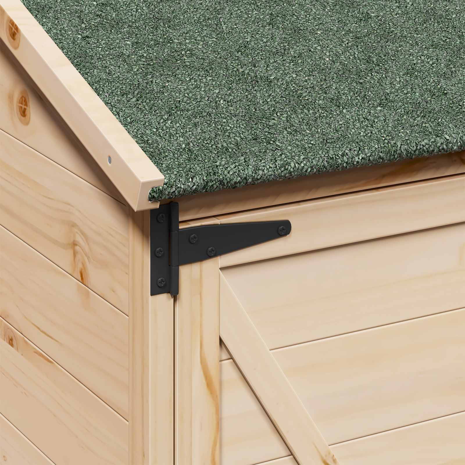 Gartenschuppen 59,5 X 56 X 113,5 Cm Massivholz Aus Fichte