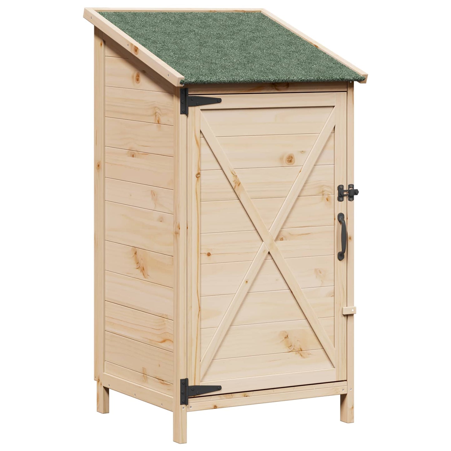 Gartenschuppen 59,5 X 56 X 113,5 Cm Massivholz Aus Fichte