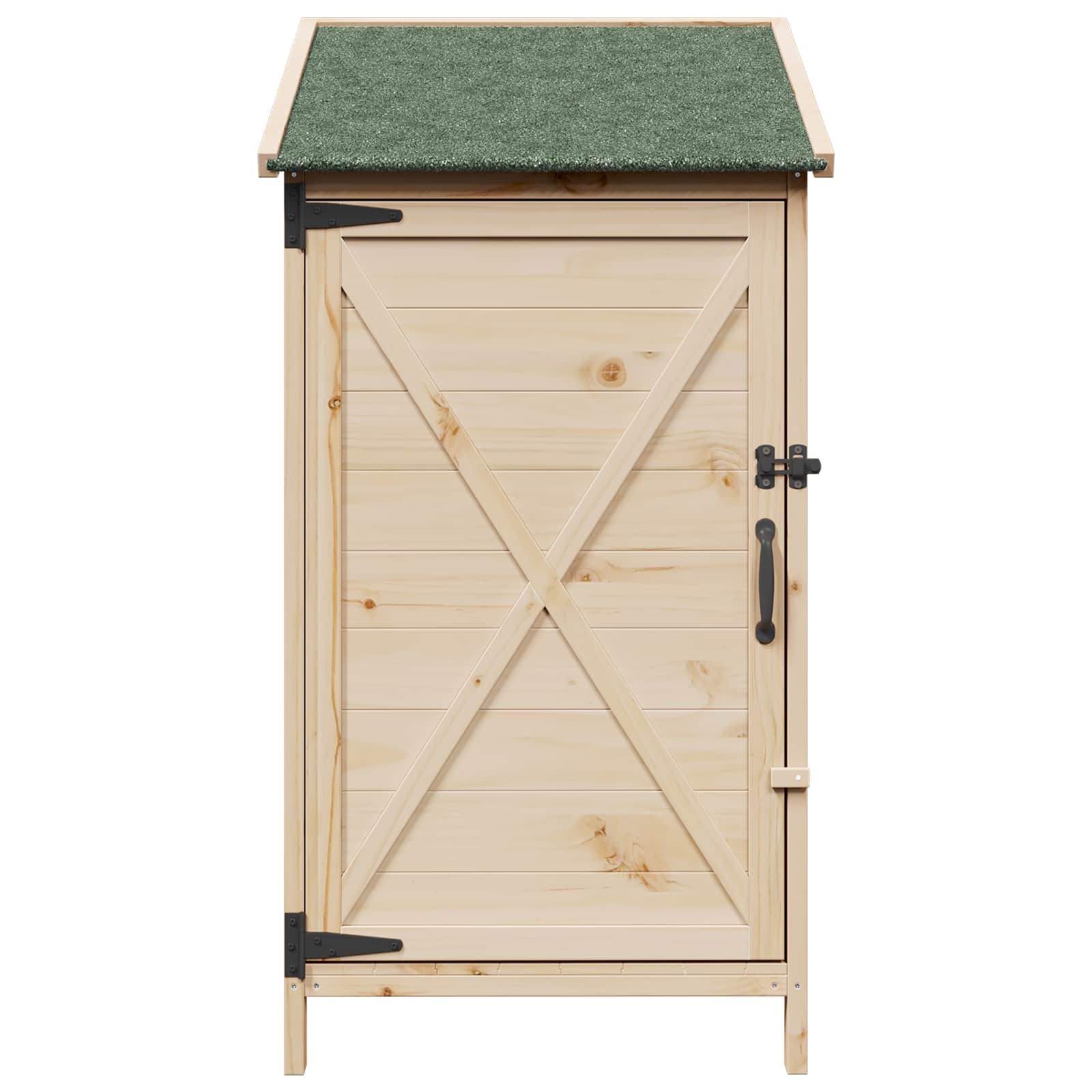 Gartenschuppen 59,5 X 56 X 113,5 Cm Massivholz Aus Fichte