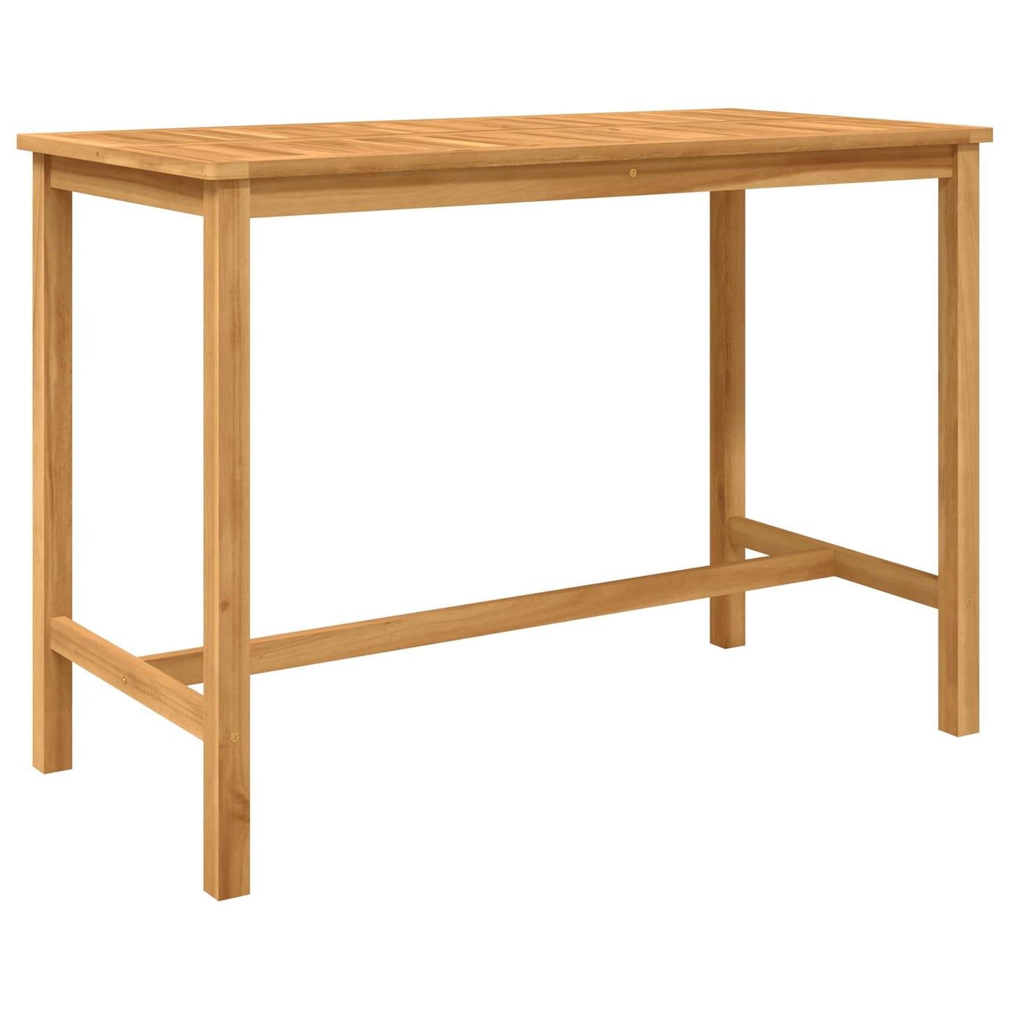 Outdoor Bar Set 5 Pcs Natur Massivholz Teak