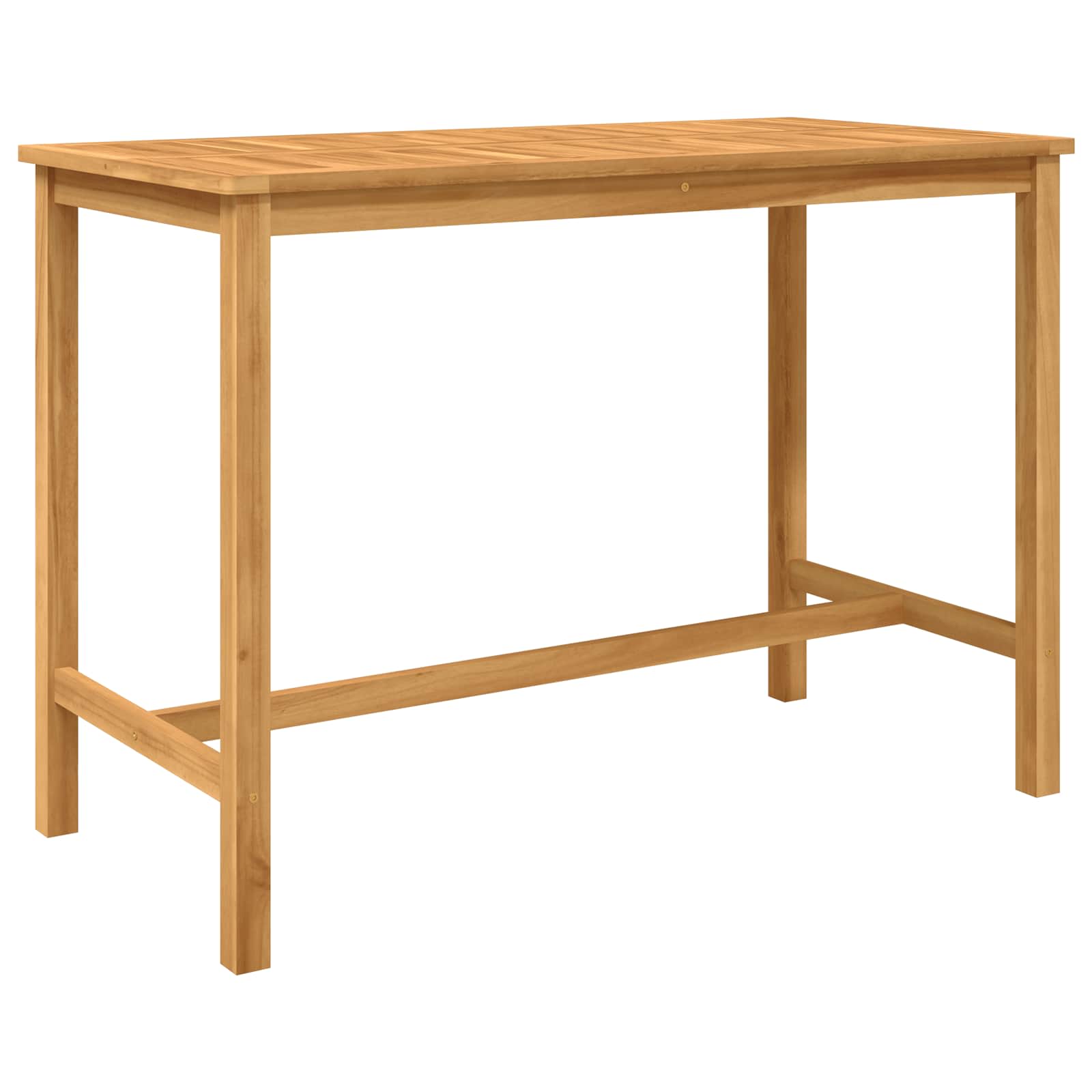 Outdoor Bar Set 5 Pcs Natur Massivholz Teak