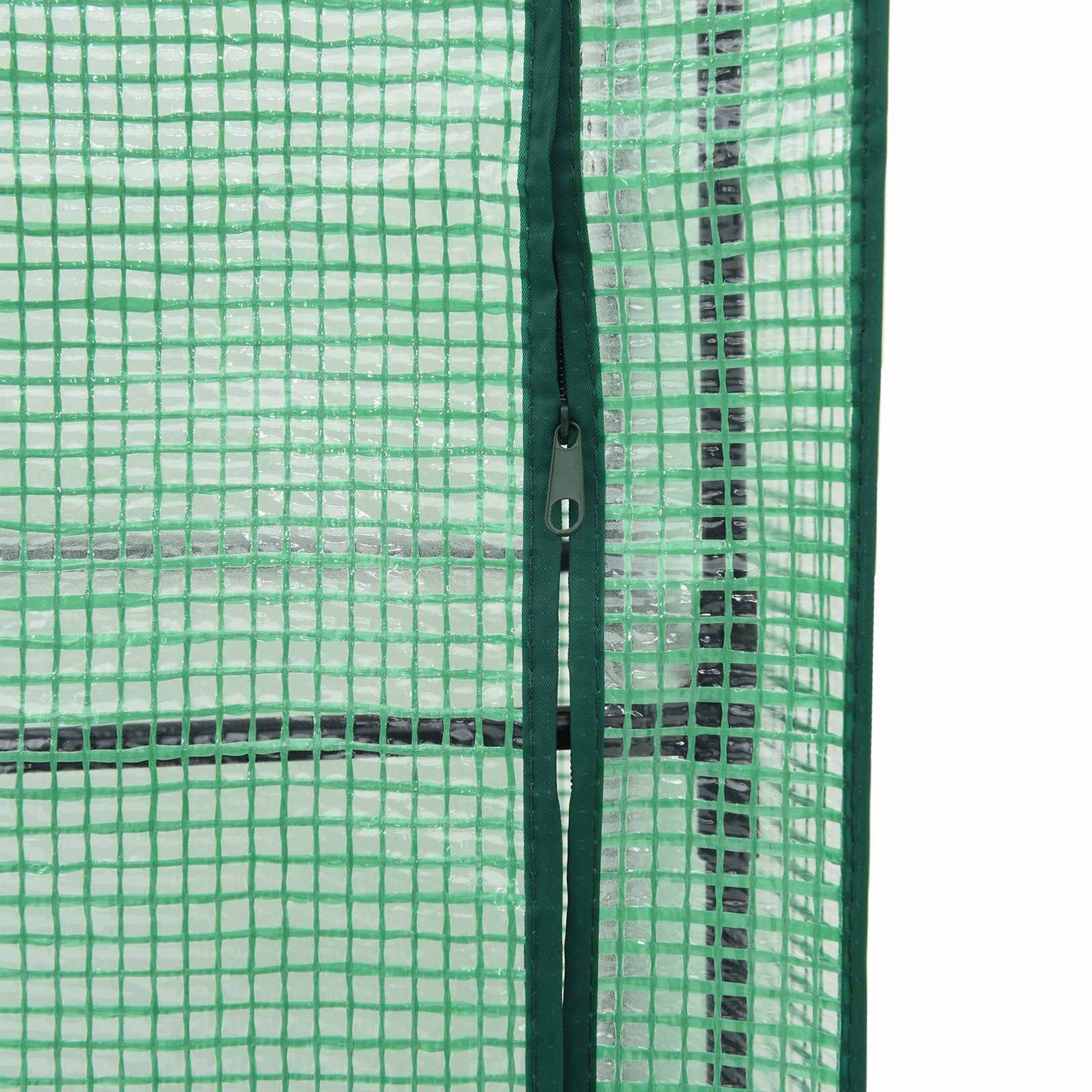 Gartenplanter Mit Gewächshausabdeckung Und Rädern 2 Stk. Pp