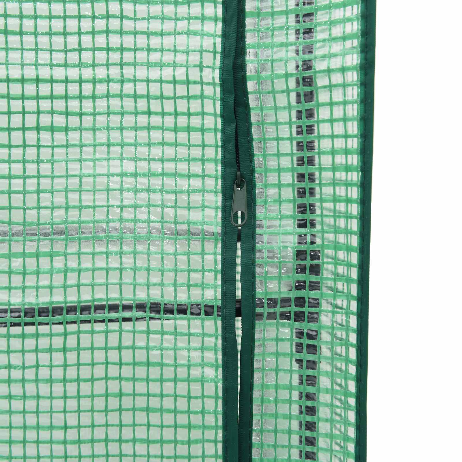 Gartenplanter Mit Gewächshausabdeckung Und Rädern 3 Stk. Weiß Hellgrau