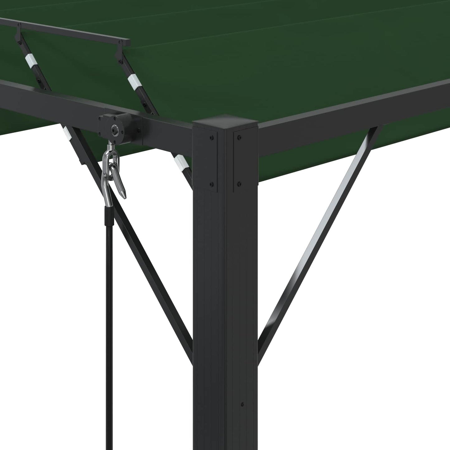 Gazebo Mit Lamellen-Dach 3 X 4 X 2,14 M