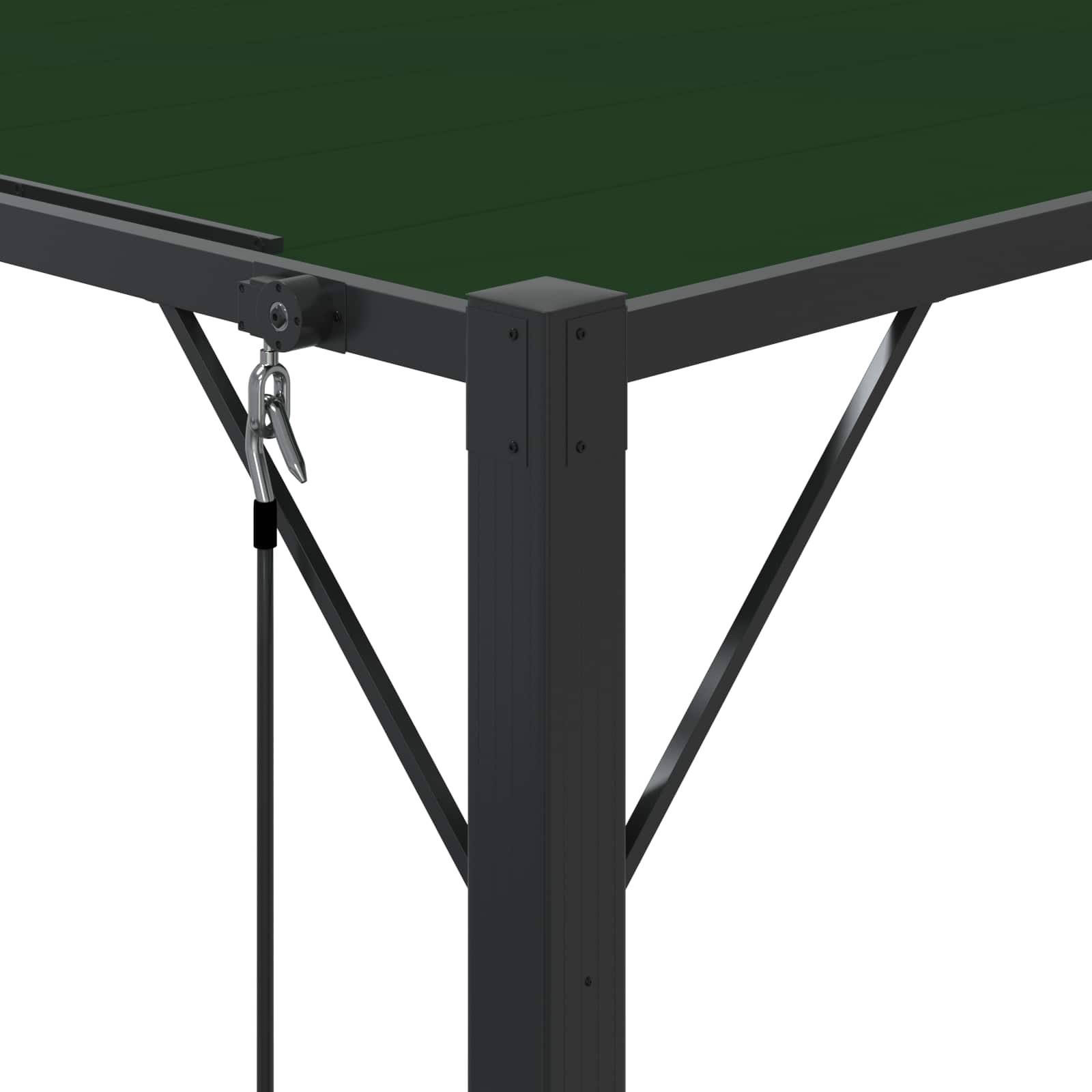 Gazebo Mit Lamellen-Dach 3 X 4 X 2,14 M