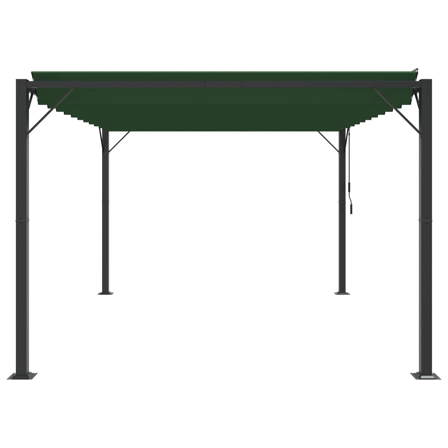 Gazebo Mit Lamellen-Dach 3 X 4 X 2,14 M