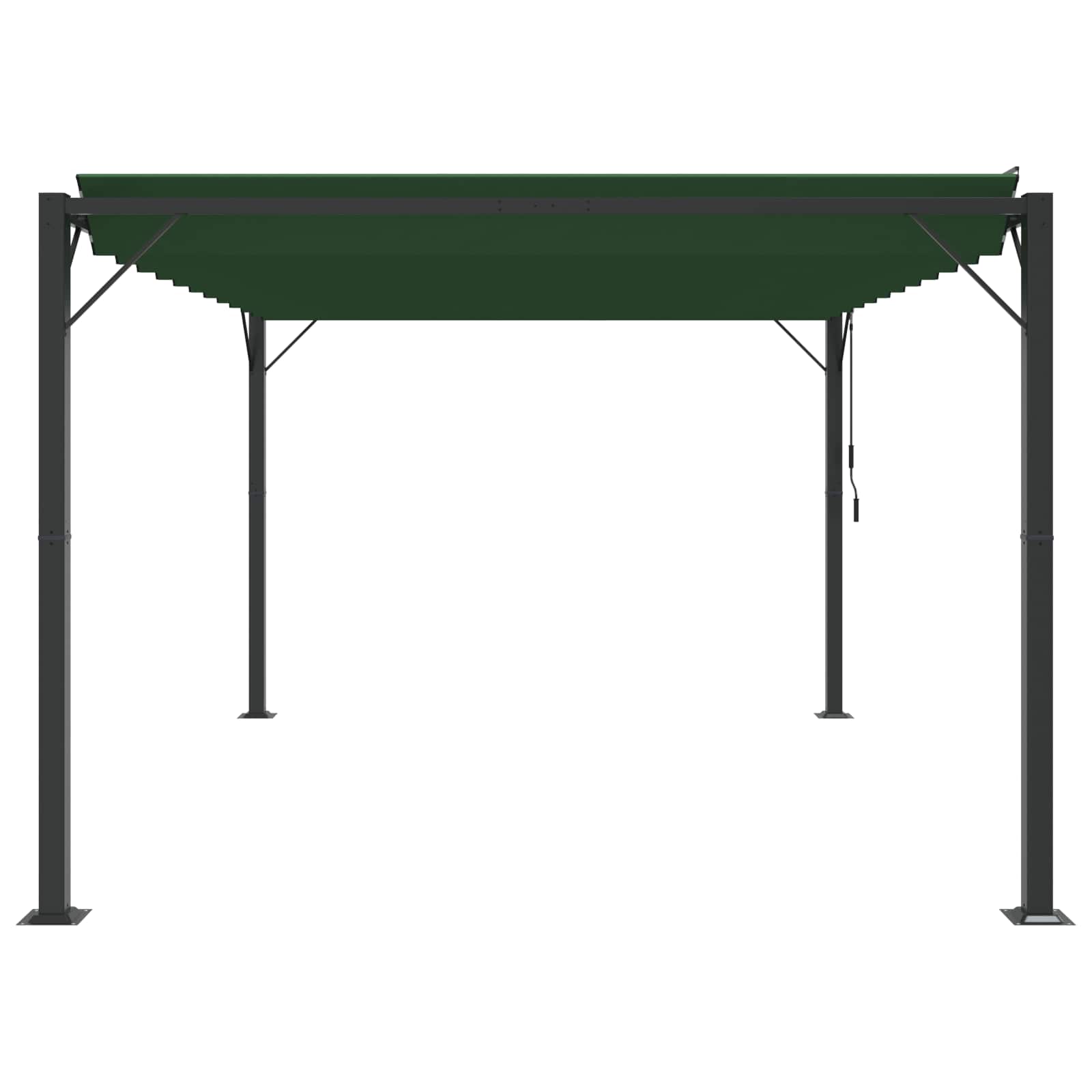 Gazebo Mit Lamellen-Dach 3 X 4 X 2,14 M