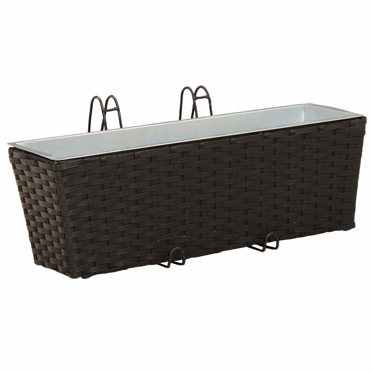 Balkon 2 Pcs 50 X 17 X 17 Cm Metall