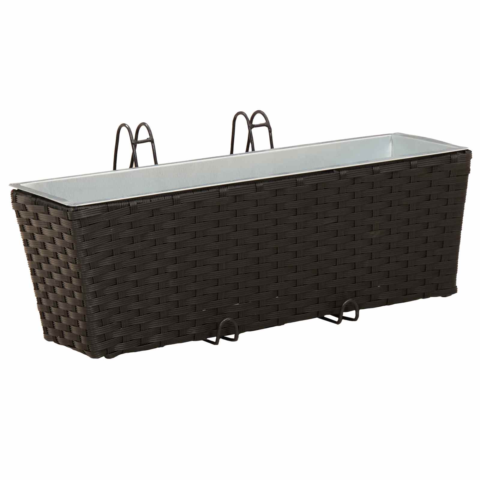 Balkon 2 Pcs 50 X 17 X 17 Cm Metall