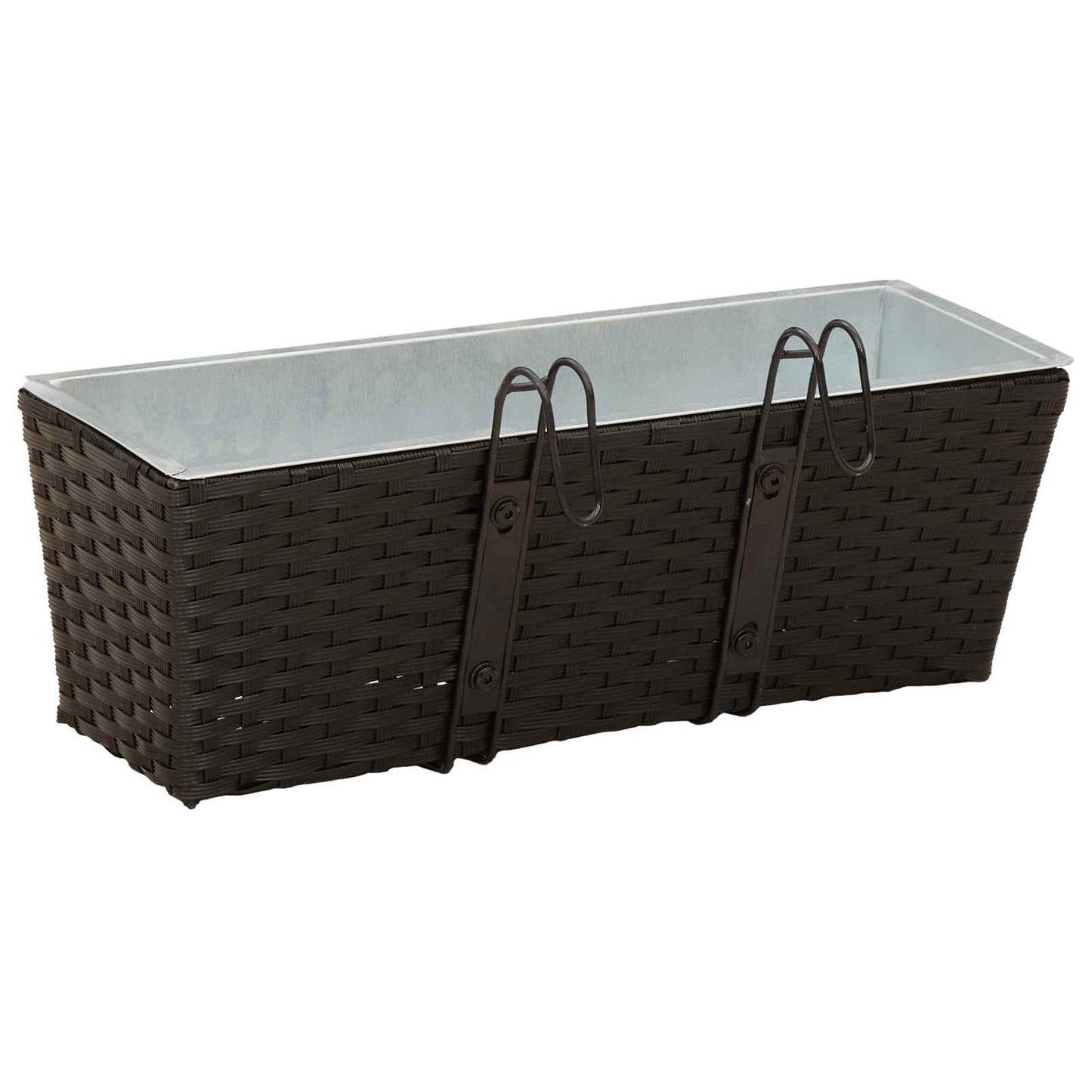 Balkon 2 Pcs 50 X 17 X 17 Cm Metall