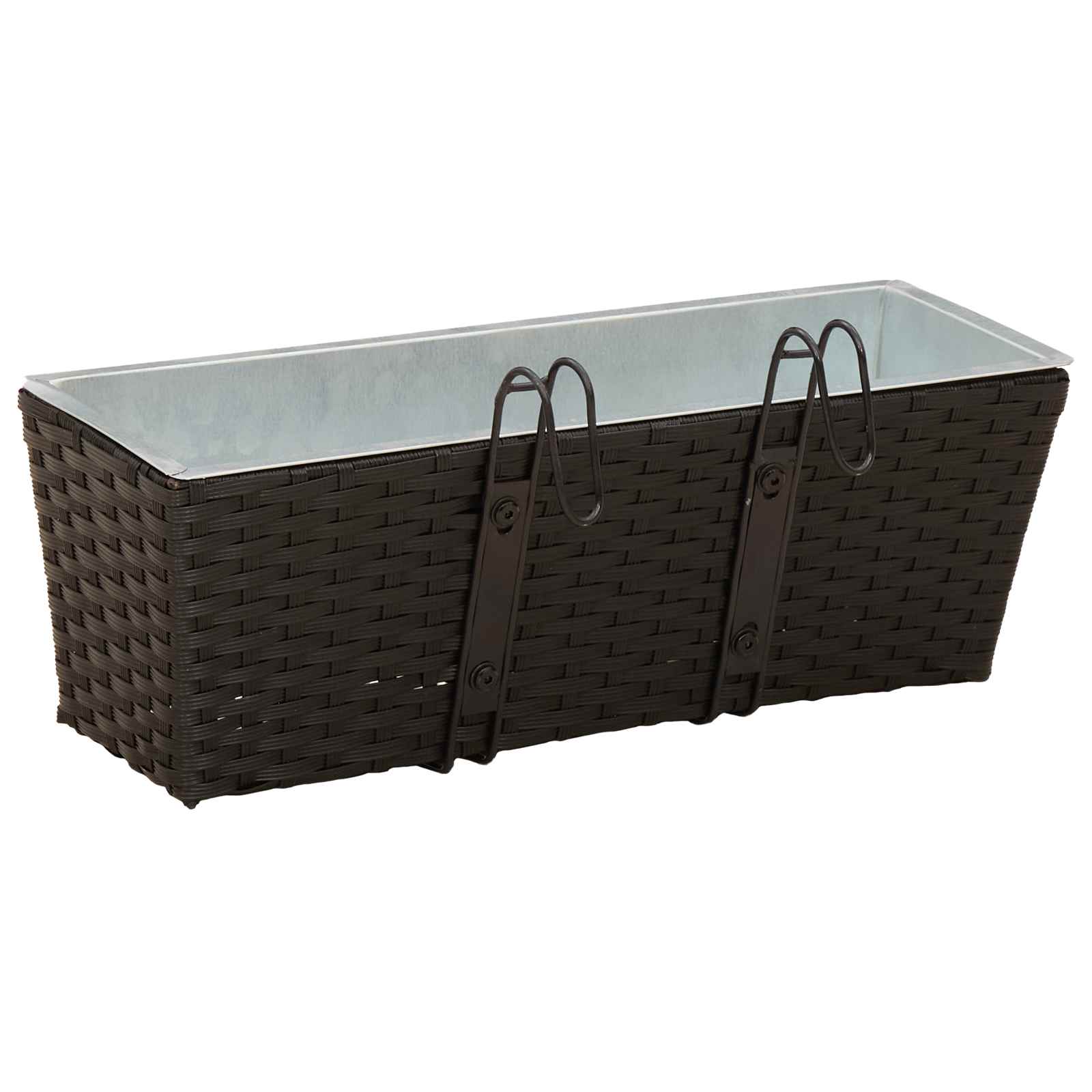 Balkon 2 Pcs 50 X 17 X 17 Cm Metall