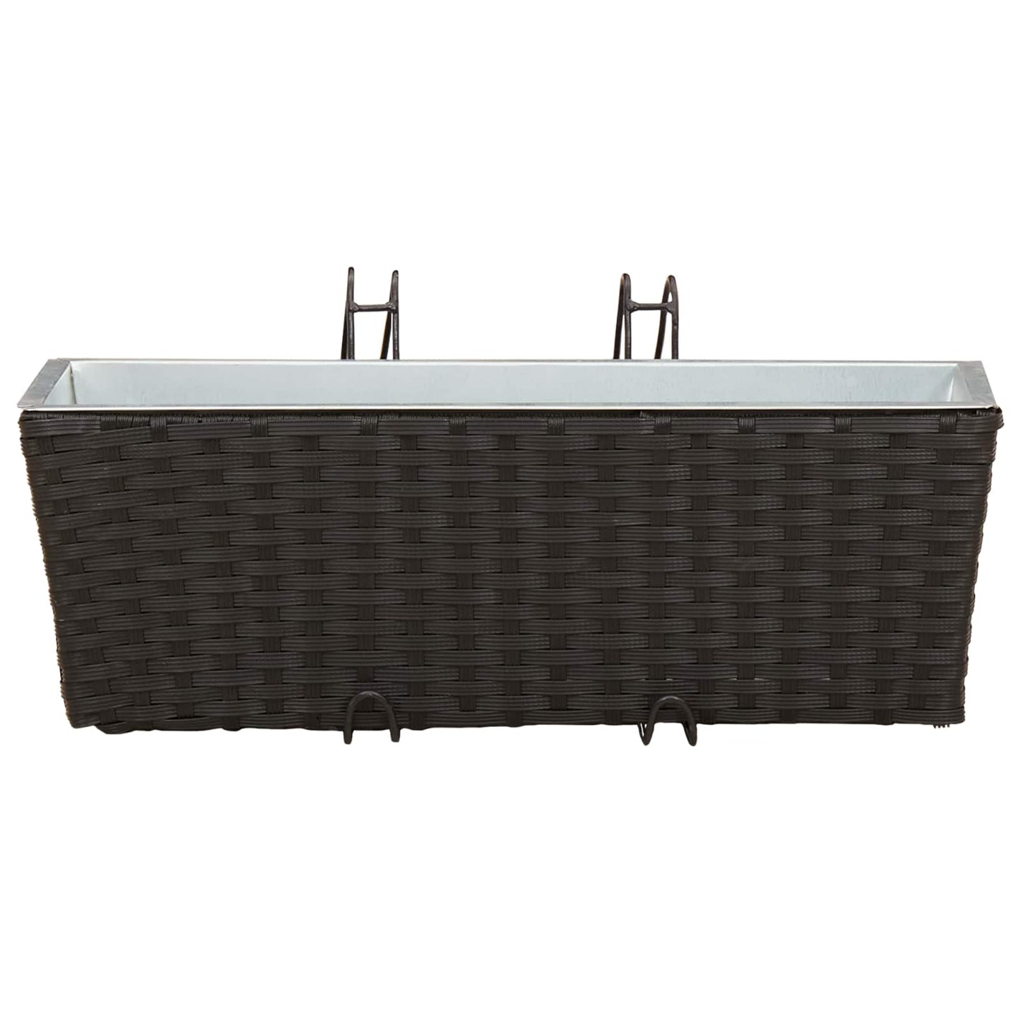 Balkon 2 Pcs 50 X 17 X 17 Cm Metall