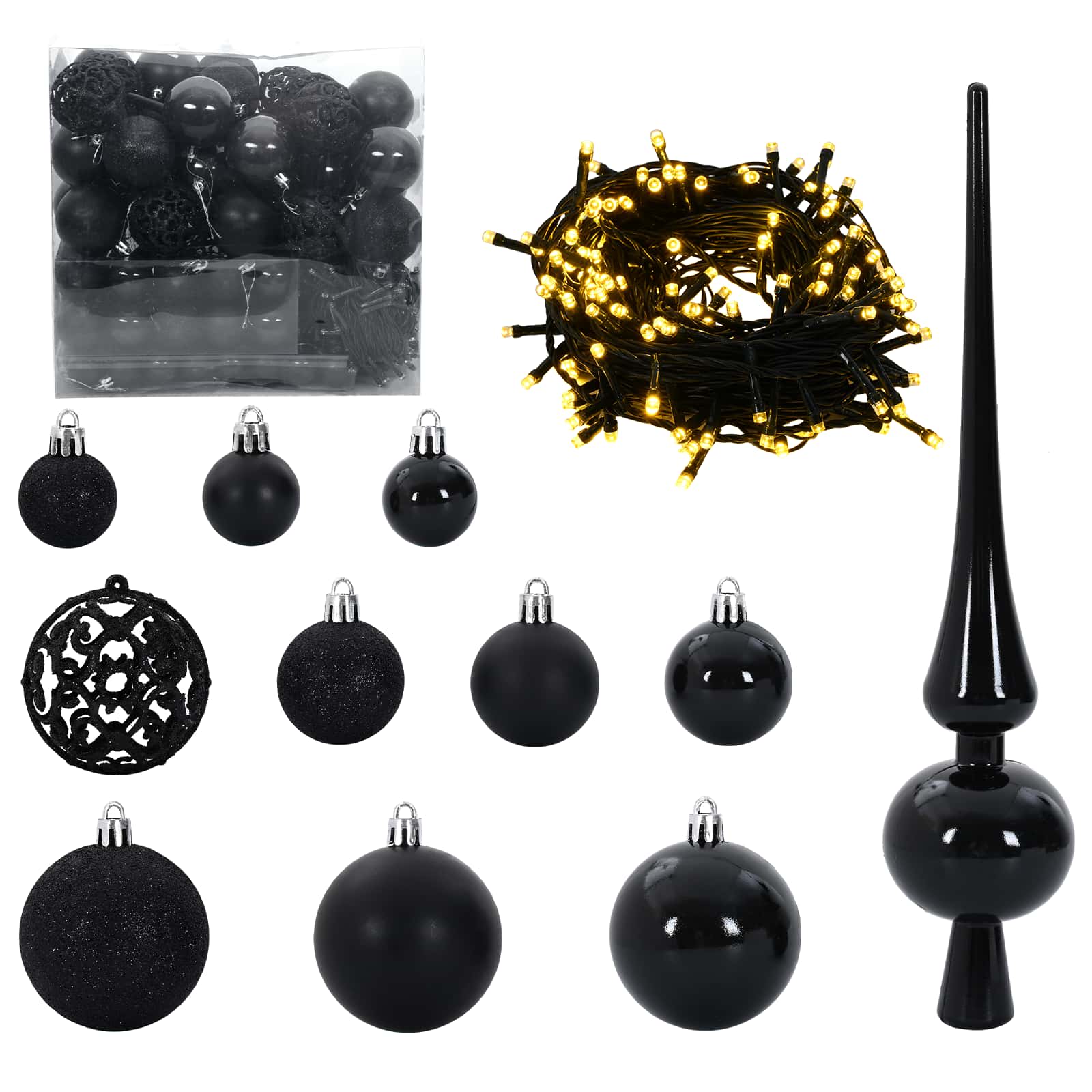 Künstlicher Klappbarer Weihnachtsbaum Weiß Pvc Und Stahl