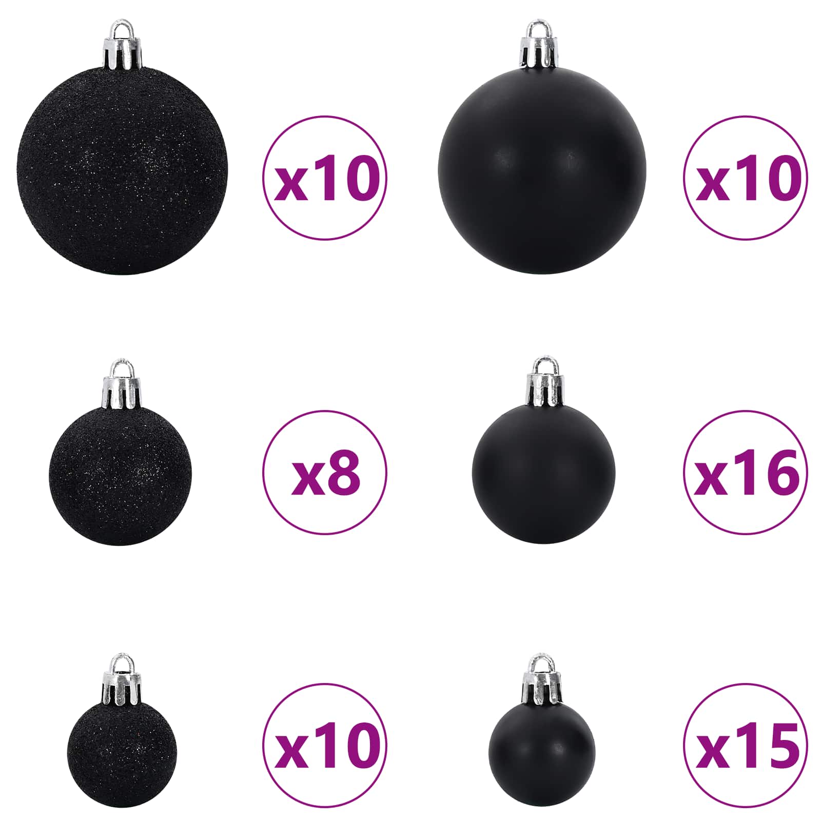 Künstlicher Klappbarer Weihnachtsbaum Weiß Pvc Und Stahl