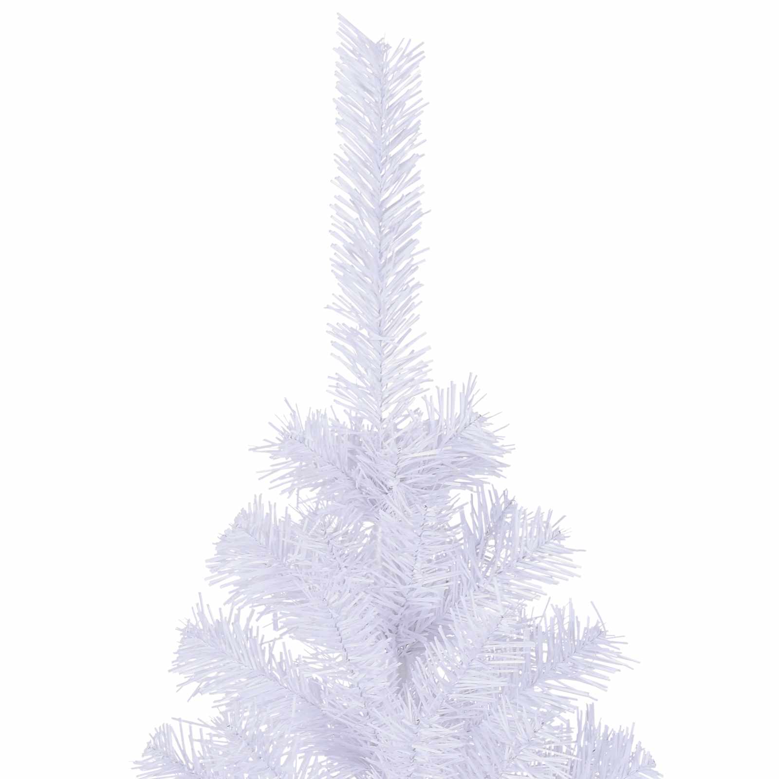 Künstlicher Weihnachtsbaum Weiß Pvc Und Stahl