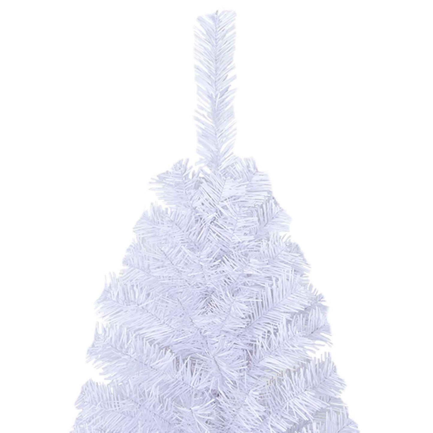 Künstlicher Weihnachtsbaum Weiß Pvc Und Stahl